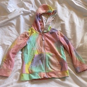 Tiedye Cat & Jack toddler girl sweatshirt- size 3T